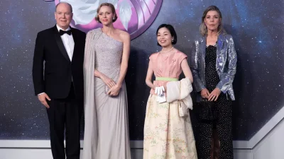 une invitée exceptionnelle entourée de la famille princière monégasque