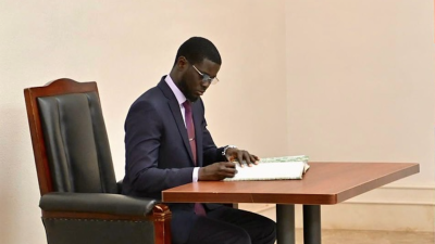 Bassirou Diomaye Faye signature