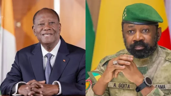 Allasane Ouattara et Assimi Goïta