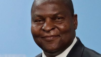 Le président centrafricain Faustin-Archange Touadéra