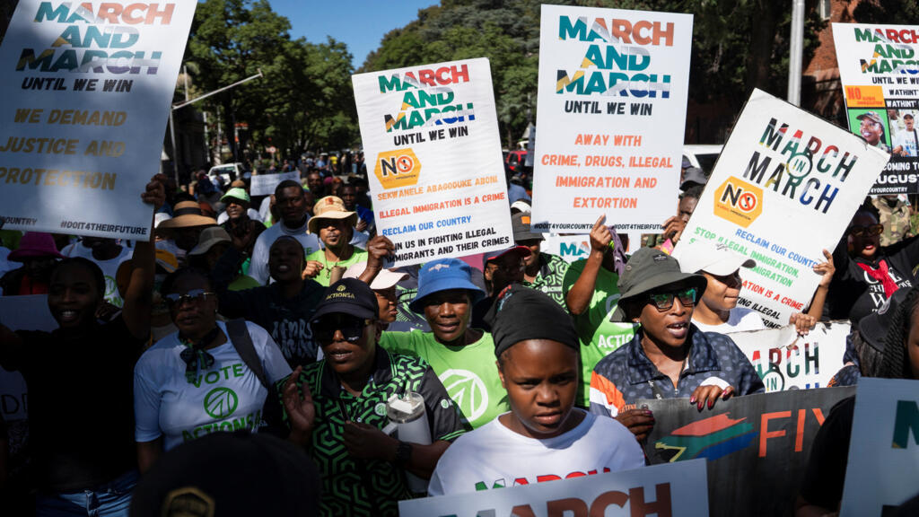 Afrique du Sud: marche xénophobe contre les étrangers, le pouvoir Ramaphosa sous pression