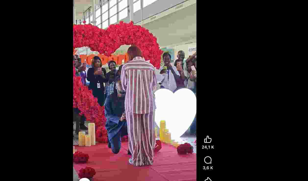 Josey dit oui à Serey Dié en larmes : l’ex-capitaine des Éléphants fait sa demande en mariage à la chanteuse (vidéo)