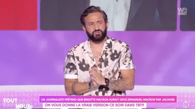 "Emmanuel Macron l'a taquinée tout le vol" : Cyril Hanouna apporte "tout son soutien" à Brigitte Macron et rétablit la vérité sur la gifle au Vietnam