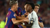 Gavi et Vinicius lors du clasico Barça - Real Madrid