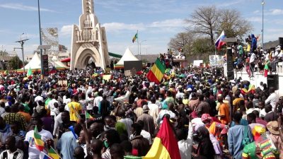 La place de l'Indépendance à Bamako, capitale du Mali. (image d'illustration) AP - Arouna Sissoko