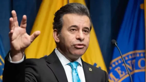 Marty Makary lors d’une conférence de presse au siège du département de la santé américain, à Washington, le 29 juillet 2025.
