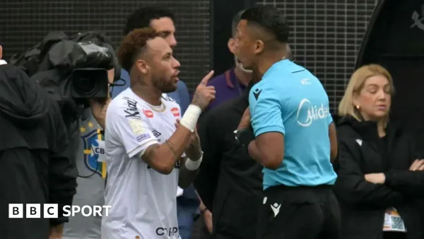 Neymar furieux
