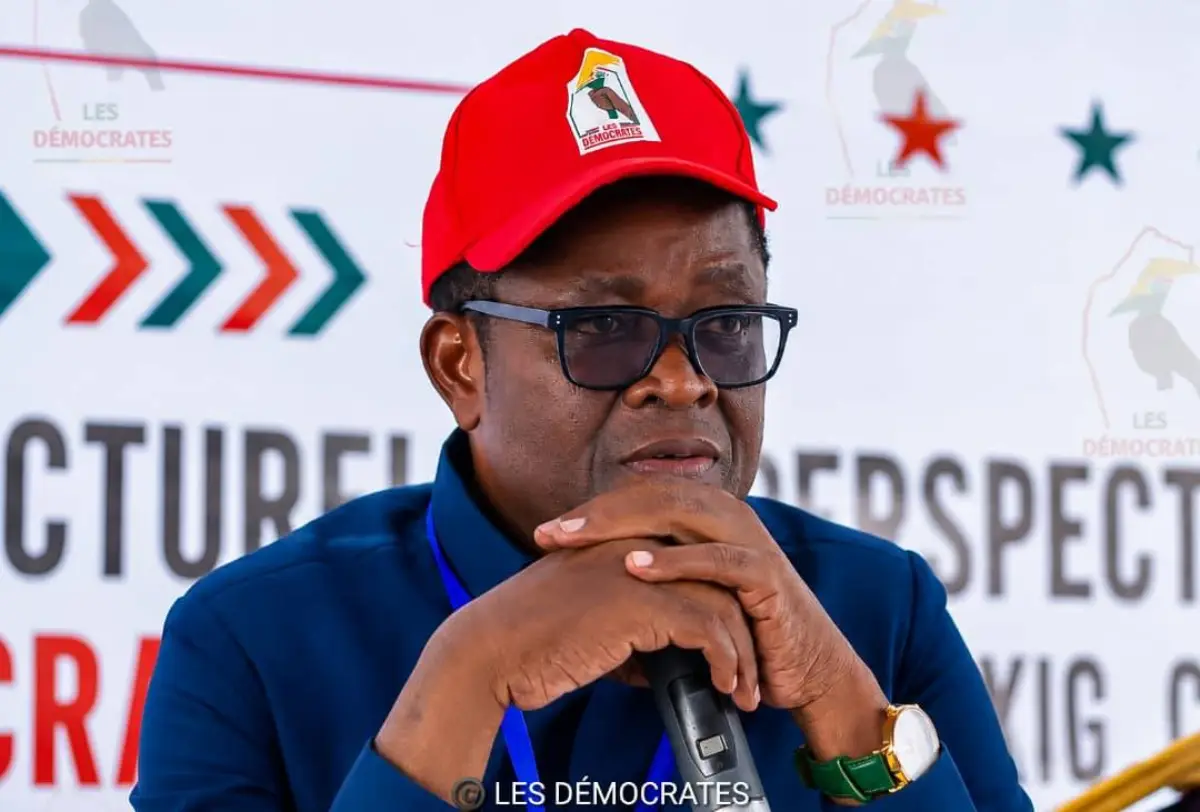 Noureinou Atchadé, Président du Parti Les Democrates ce 09 mai 2026 au siège du parti à Fifadji