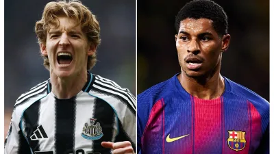 Marcus Rashford et Anthony Gordon