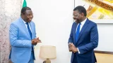 Dans la matinée de ce lundi 11 mai 2026 au Palais des Gouverneurs à Porto-Novo, le Professeur Joseph Fifamin DJOGBÉNOU, Président de l’Assemblée nationale, 10 ème législature, a reçu en audience à son cabinet, Victor Dassi ADOSSOU, Président de la Cour suprême. Outre les