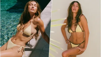 Hailey Bieber devient la nouvelle ambassadrice de Calzedonia