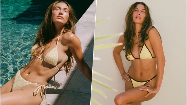 Hailey Bieber devient la nouvelle ambassadrice de Calzedonia