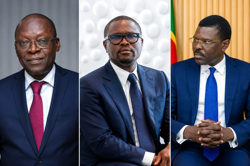 Abdoulaye Bio Tchané , Romuald Wadagni et Joseph Djogbénou