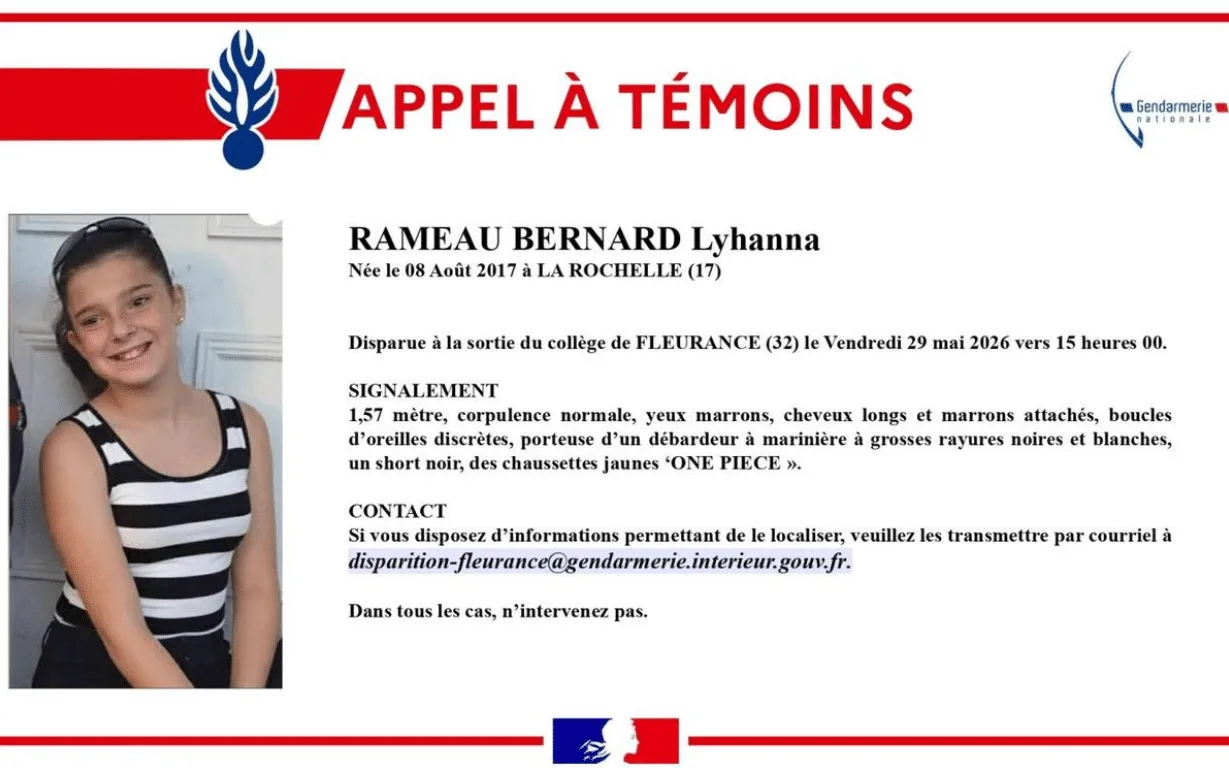 Disparition de Lyhanna dans le Gers : le principal suspect est visé par une plainte pour viols sur une fillette de 10 ans depuis août dernier