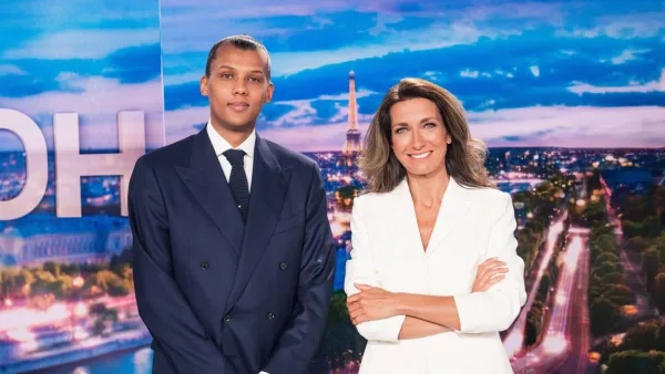 Anne-Claire Coudray, sa séquence au 20h avec Stromae sur la santé mentale l'a profondément marquée : "J'avais tellement peur"