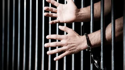 En prison, Image d'Illustration