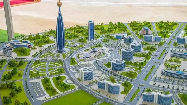 Maquette de Libreville 2 au Gabon