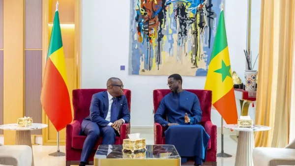 Romuald Wadagni et Bassirou Diomaye Faye le mardi 09 juin 2026 à Dakar