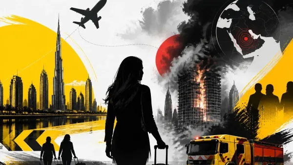 Illustration editoriale pour Iris Mittenaere évacuée en urgence après un incendie