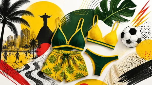 Illustration editoriale pour Undiz dévoile une capsule aux couleurs du Brésil pour la Coupe du Monde 2026