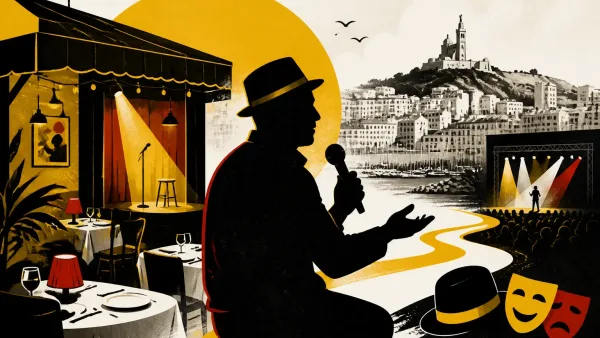 Illustration editoriale pour Élie Kakou : avant « La Classe », il a débuté au restaurant La Payotte à Marseille