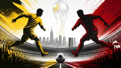Illustration du match Brésil VS Maroc, le 13/06/2026 23:00, stade New York New Jersey Stadium