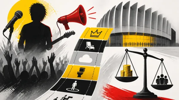 Illustration editoriale pour Céline Dion visée par la parodie d’Indochine sur les tarifs de ses concerts à la Défense Arena