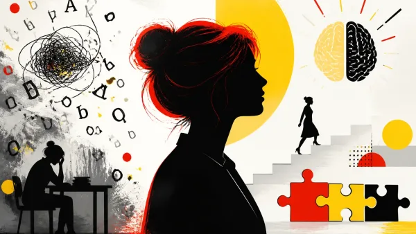 Illustration editoriale pour Audrey Fleurot révèle être atteinte de dyslexie et de dyspraxie à 48 ans