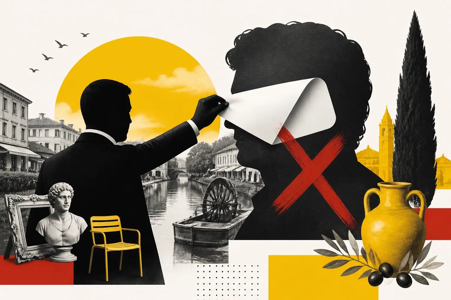 Illustration editoriale pour Le maire de L’Isle-sur-la-Sorgue veut se débarrasser de l’étiquette Patrick Bruel