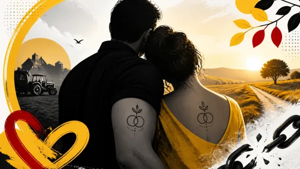 Illustration editoriale pour Pierre et Frédérique dévoilent un tatouage symbolique pour les 50 ans de Pierre