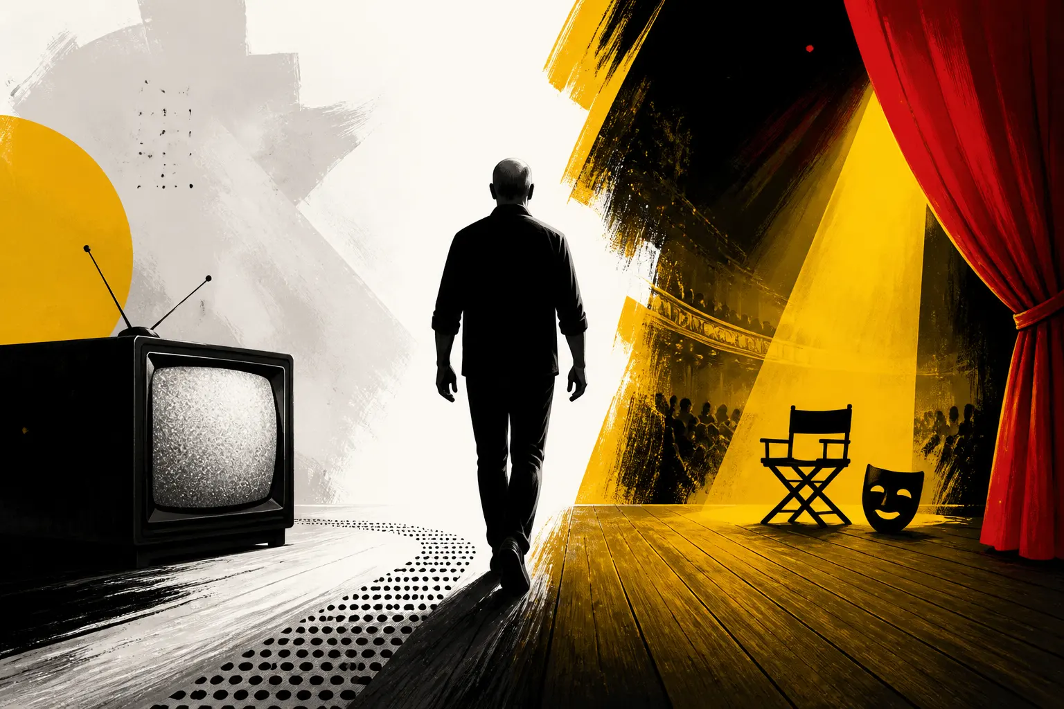 Illustration editoriale pour Vincent Lagaf’ prévoit d’arrêter la télé en 2029 et de se consacrer à la scène