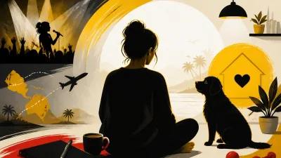 Illustration editoriale pour Héléna va adopter un chien après sa pause médiatique