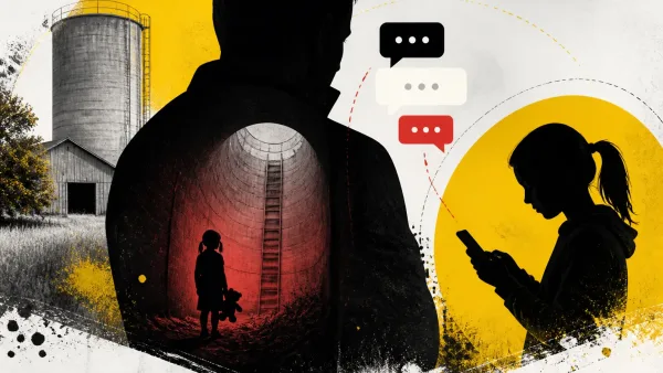 Illustration editoriale pour Jérôme Barella : une vingtaine de messages échangés avec une collégienne de 13 ans dans l&rsquo;affaire Lyhanna