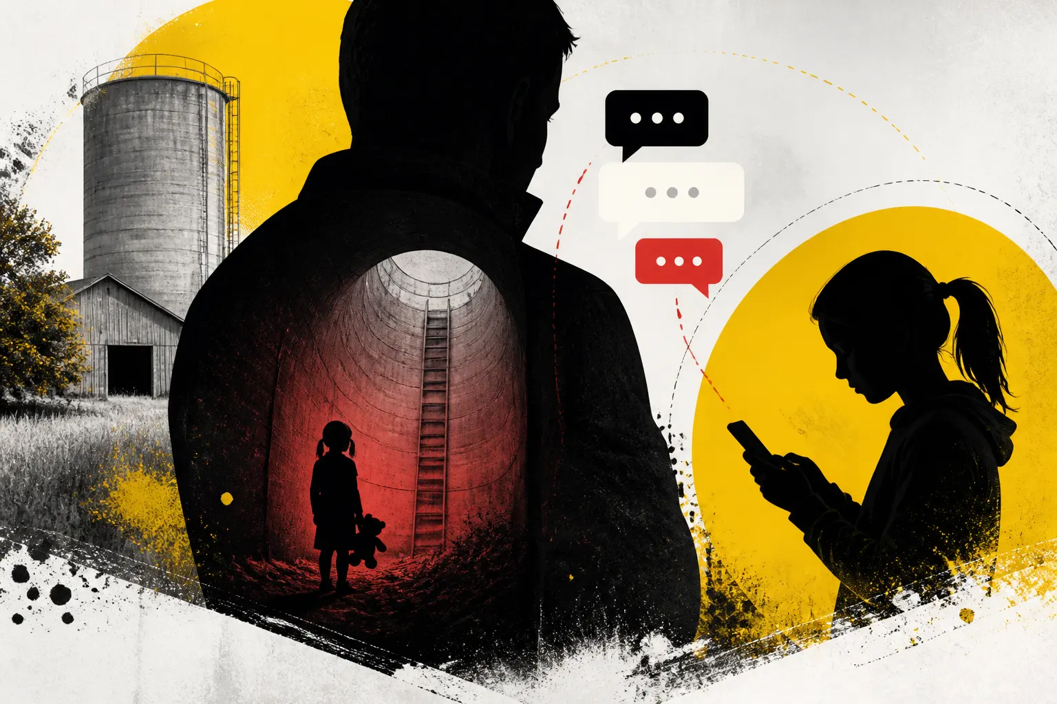 Illustration editoriale pour Jérôme Barella : une vingtaine de messages échangés avec une collégienne de 13 ans dans l’affaire Lyhanna