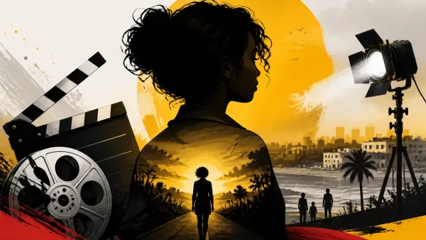 Illustration editoriale pour Nawell Madani bouleversante dans la bande-annonce de Jusqu&rsquo;au bout, son deuxième long-métrage pour Netflix