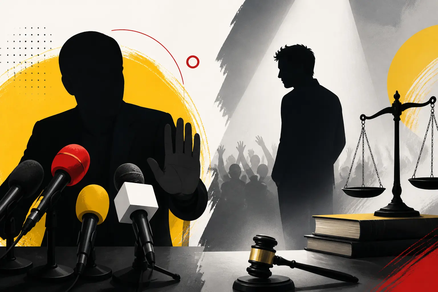 Illustration editoriale pour Michel Drucker refuse de commenter l’affaire Patrick Bruel malgré son respect pour le chanteur