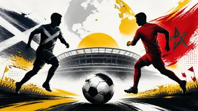 Illustration du match Écosse VS Maroc, le 19/06/2026 23:00, stade Gillette Stadium