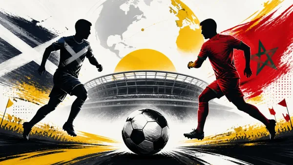 Illustration du match Écosse VS Maroc, le 19/06/2026 23:00, stade Gillette Stadium