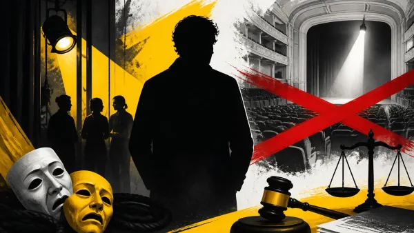 Illustration editoriale pour Patrick Bruel : un membre du théâtre témoigne de l&rsquo;atmosphère en coulisses