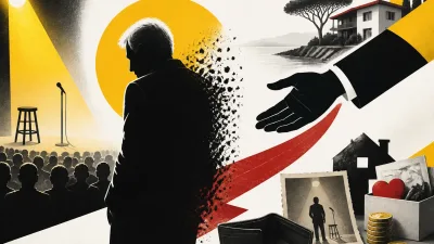 Illustration editoriale pour Guy Bedos a été « fauché », Michel Sardou s’est proposé de l’aider