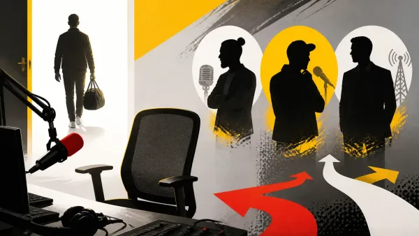Illustration editoriale pour Camille Combal quitte NRJ : Jeremstar, Cauet ou Manu Levy pressentis pour le remplacer