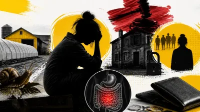 Illustration editoriale pour Perrine (L’amour est dans le pré) : sa ferme en liquidation judiciaire, la production du programme ne lui aurait pas envoyé un seul message