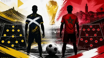 Illustration du match Écosse VS Maroc, le 19/06/2026 23:00, stade Gillette Stadium