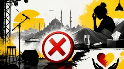 Illustration editoriale pour Zaz annule son concert d&rsquo;Istanbul après un problème de santé nocturne