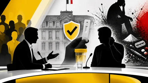 Illustration editoriale pour Matthieu Delormeau très mal à l’aise en direct sur BFMTV à propos de la consommation dans l’émission de Cyril Hanouna