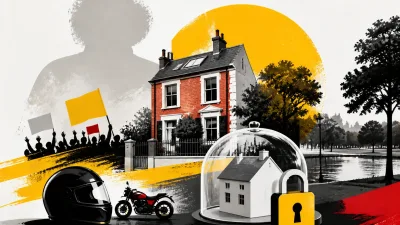Illustration editoriale pour Coluche : la maison de la rue Gazan a été préservée et reste une propriété privée