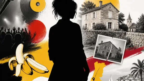 Illustration editoriale pour Avant de partir vivre au Portugal, Lio avait une maison dans le village charentais de Vitrac-Saint-Vincent