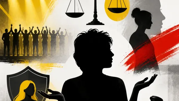 Illustration editoriale pour Patrick Bruel : le point de vue nuancé de Mimie Mathy