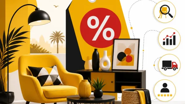 Illustration editoriale pour Soldes d&rsquo;été : comment profiter des meilleures offres déco