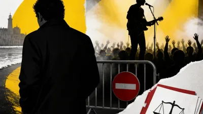 Illustration editoriale pour Patrick Bruel refuse d’assister au concert de son fils Léon Hesby au Festival des Sables-d’Olonne
